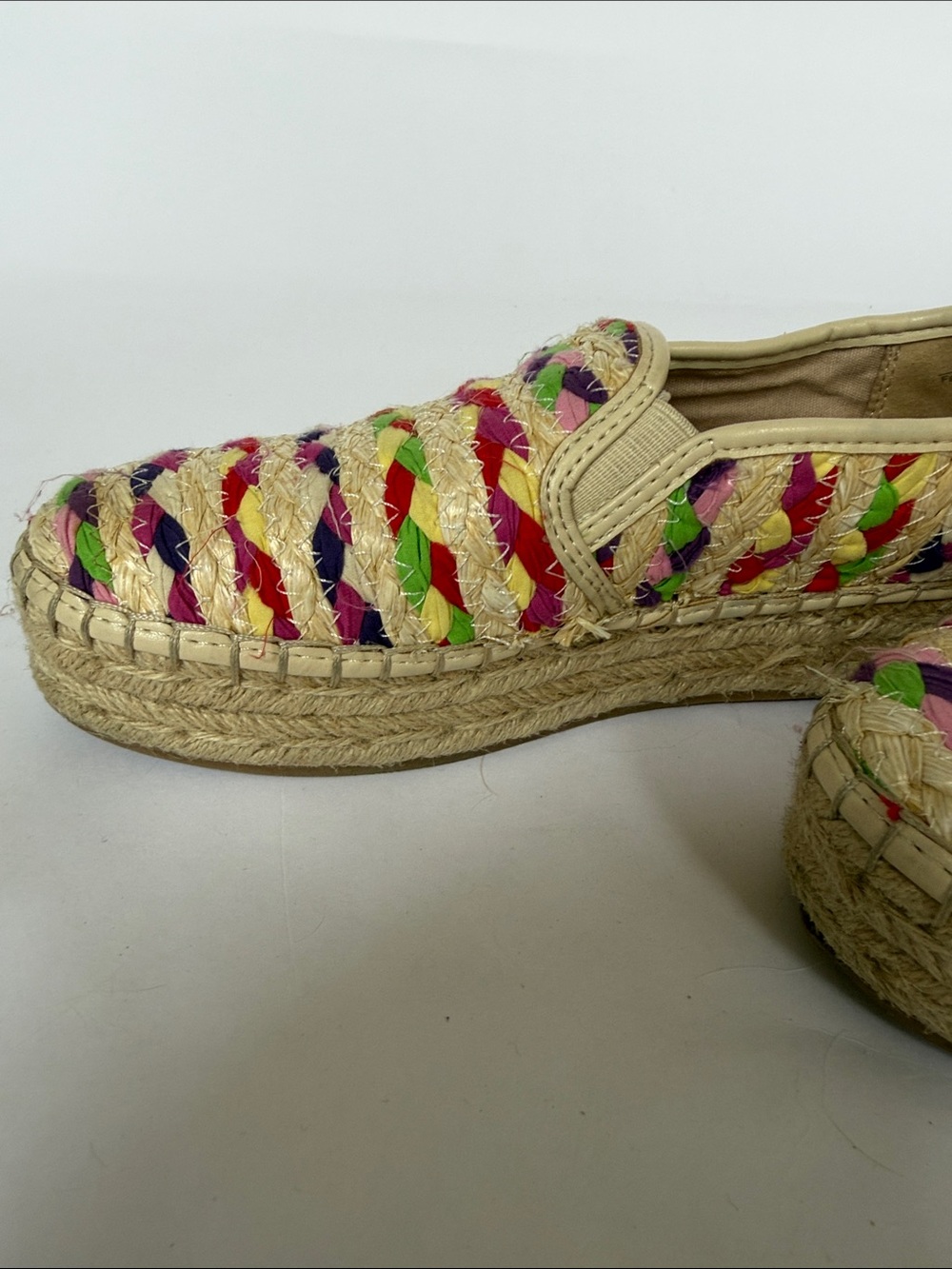 Sam Edelman Multicolor Braided Espadrille Slip-Ons - Picture 4 of 11
